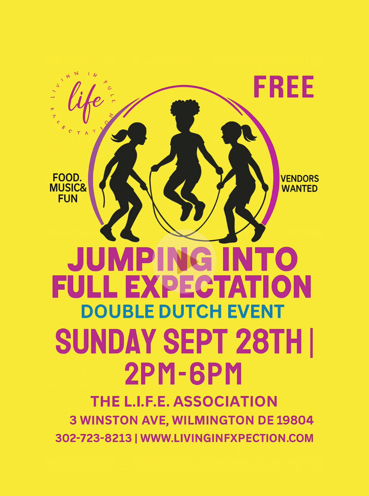 Jumping Into Full Expectation Double Dutch Event